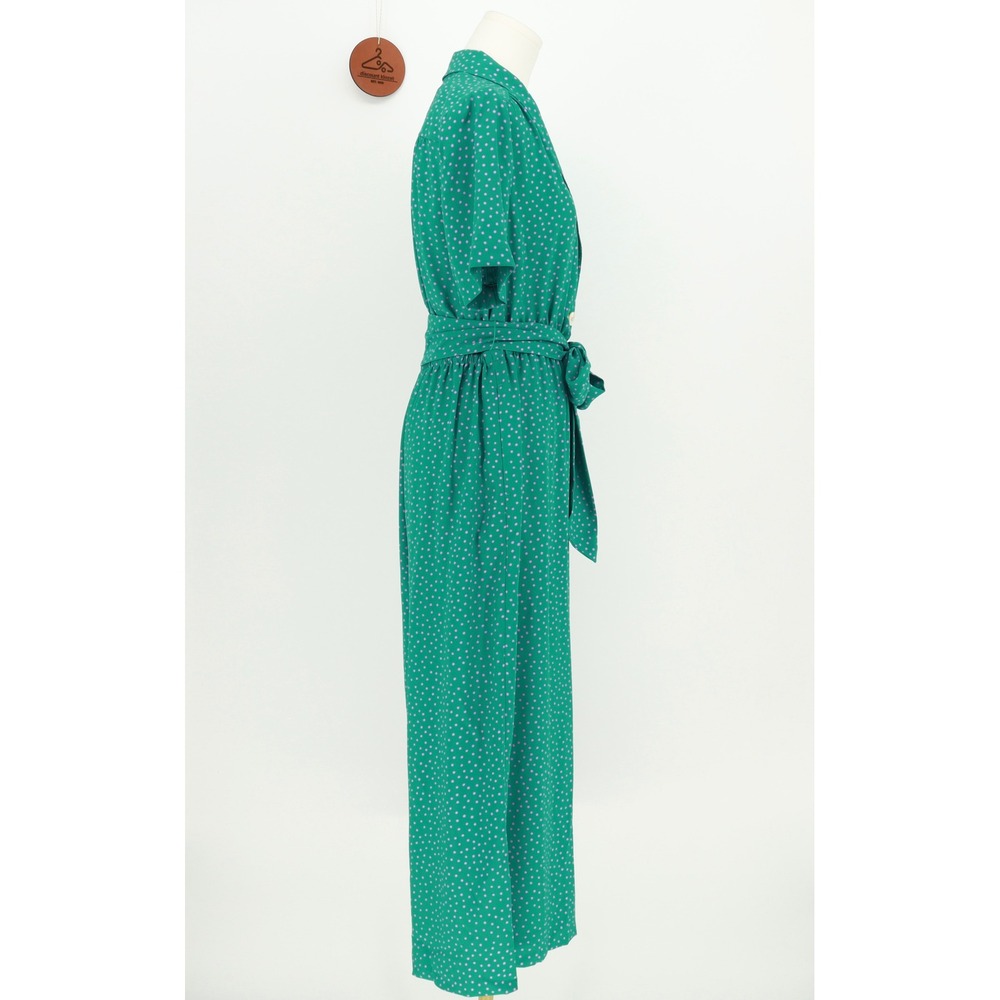 Kate Spade New York Wide Leg Cropped Belted Poolside Dot Jumpsuit Size 4 NWOT - Picture 2 of 9